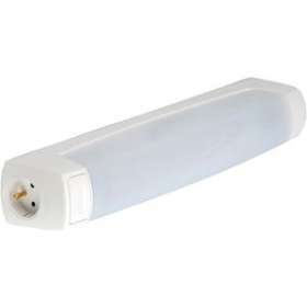 Eo LED 500lm 3000K inter PC 2P+T blanc|Ebenoïd-EBE55305
