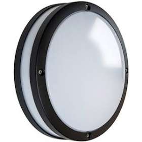 Orcade rétro alu rond LED 900lm 4000K noir|Ebenoïd-EBE75010