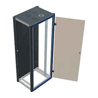 Baie RESEAU 800X800 24U avec porte Avant Verre|Efirack-EFK5301