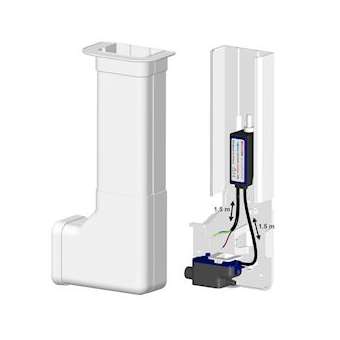 Pompe ap08 13,2 l/heure sans alarme sous goulotte 23dBa à 1m.|Eid-EI2AP15