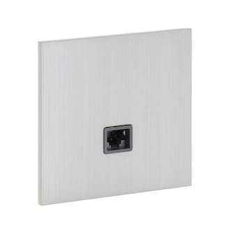 Art d'Arnould univers Epure prise RJ45 catégorie6 FTP - acier brossé|Arnould-ARD67425