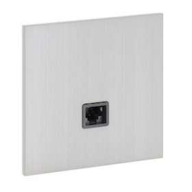 Art d'Arnould univers Epure prise RJ45 catégorie6 FTP - acier brossé|Arnould-ARD67425