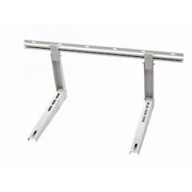 Support pre-monte mural acier 545mm barre alu 1000mm avec plots 2X70kg|Eid-EI2AS545BT