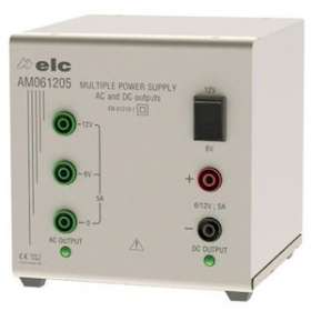 Alimentation 6 ou 12V 5A cc ca|Elc-ELCAM061205