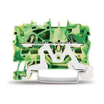 TOPJOB'S Borne de protection 2C / 2,5 (4) mm² / Vert-Jaune|Wago contact-WAG2002-1207