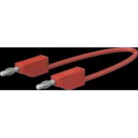 Cordon de liaison 4 mm 100 cm rouge|Staubli-TTT28011610022