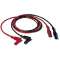 Jeu de cordons Ban. droite (4 mm)/Ban. Coudée (4 mm)-1000V-CATIII