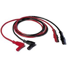 Jeu de cordons Ban. droite (4 mm)/Ban. Coudée (4 mm)-1000V-CATIII|Sefram instruments-FR4SA106
