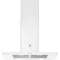 série 600 FLEX hotte decorative 90 cm 3 vitesses commandes par touches blanc