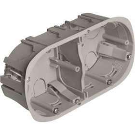 Boîte d'encastrement standard 2 postes profondeur 40 entraxe 71 mm (x 50)|EMX-EMX101240