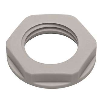 Contre-écrou plastique PG 16 hexagonal (x 50)|EMX-EMX121116