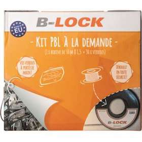 Kit de suspension câblette D 1.5 x 50 m + 30 verrous autobloquants|EMX-EMXPBL30B1550