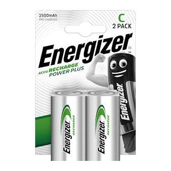 Pile rechargeable C 2500 mAh x 2 rechargeable des centaines de fois|Energizer france-RSN138740