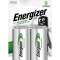 Pile rechargeable D 2500 mAh x 2 rechargeable des centaines de fois