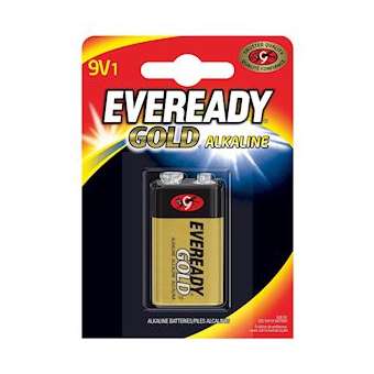 Pile Eveready gold 9V x 1 pour vos appareils peu energivores|Energizer france-RSN205961