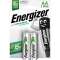 Piles Rechargeables Energizer Extreme AA/LR6 2300 MAH pack de 2