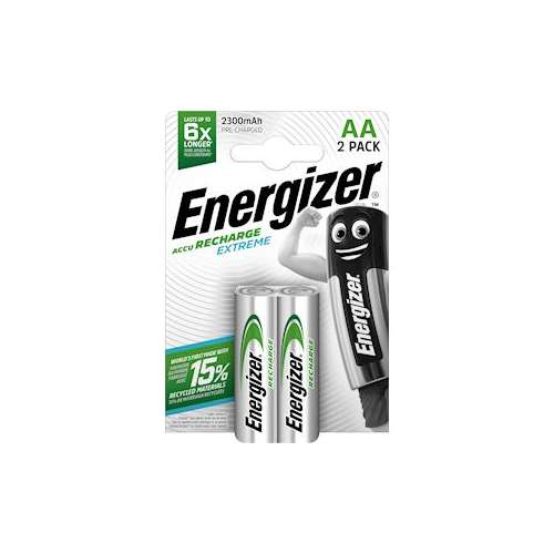 ENERGIZER - Mini Chargeur pour piles rechargeables AA/AAA + 2