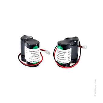 Pack(s) Batterie eclairage secours (x2) 2x SC HT 2S1P ST1 2.4V 2.5Ah JST|Enix energies-NXGMGH00768