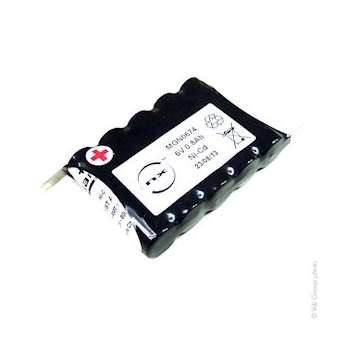 Pack(s) Batterie Nicd 5x AA VNT 5S1P ST1 6V 800mAh Cosse|Enix energies-NXGMGN0674