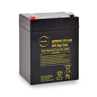 Unité(s) Batterie onduleur (UPS) NX 5.4-12 UPS High Rate 12V 5.4Ah F6.35|Enix energies-NXGAMP90104