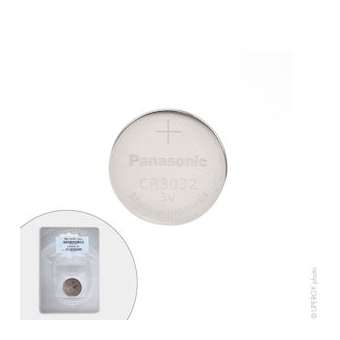 Blister(s) x 1 Pile bouton lithium blister CR3032 PANASONIC 3V 500mAh|Enix energies-NXGPBL7347B