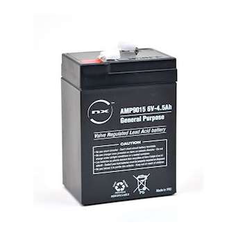 Unité(s) Batterie plomb AGM NX 4.5-6 General Purpose 6V 4.5Ah F4.8|Enix energies-NXGAMP9015