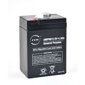 Unité(s) Batterie plomb AGM NX 4.5-6 General Purpose 6V 4.5Ah F4.8|Enix energies-NXGAMP9015