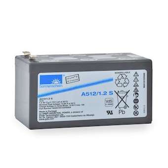 Batterie(s) Batterie plomb etanche gel A512/1.2S 12V 1.2Ah F4.8|Enix energies-NXGAMP8077