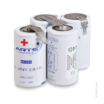 Pack(s) Pack 4x D VT 4S1P 4.8V 4Ah Fast|Enix energies-NXGMXN0016