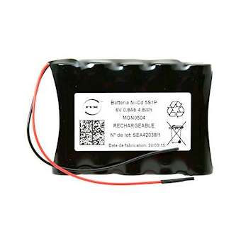 Pack(s) Batterie Nicd 5/VTAA 6V 800mAh F100|Enix energies-NXGMGN0504