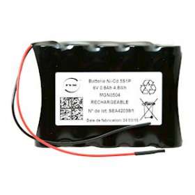 Pack(s) Batterie Nicd 5/VTAA 6V 800mAh F100|Enix energies-NXGMGN0504