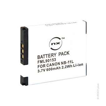 Blister(s) x 1 Batterie appareil photo 3.7V 600mAh|Enix energies-NXGFML90153