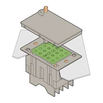 Cc-E-Va-6.6 Embase Courant Encastré|Entrelec-ENT1SNA166625R2000