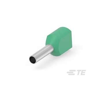 Embout pré-isolé 2 x 6 mm² / 2 x 10 AWG - 14 mm - Vert|Entrelec-ENT1SET112010R0000
