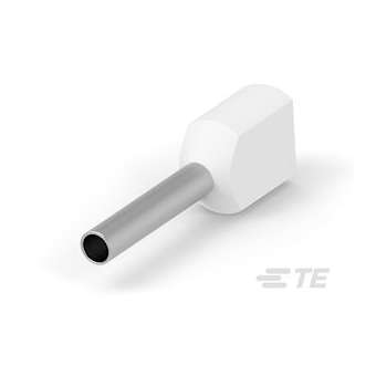 Embout pré-isolé 2 x 0.5 mm² / 2 x 20 AWG - 8 mm - Blanc|Entrelec-ENT1SET112001R0000