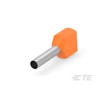 Embout pré-isolé 2 x 4 mm² / 2 x 12 AWG - 12 mm - Orange|Entrelec-ENT1SET112009R0000