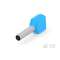 Embout pré-isolé 2 x 0.75 mm² / 2 x 18 AWG - 8 mm - Bleu
