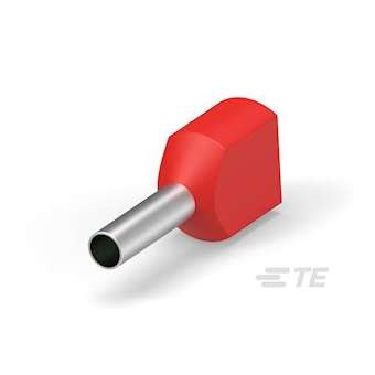 Embout pré-isolé 2 x 1 mm² / 2 x 17 AWG - 8 mm - Rouge|Entrelec-ENT1SET112004R0000