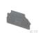 Flasque pour blocs de jonction SNK Vissé 4² sectionnable fusible