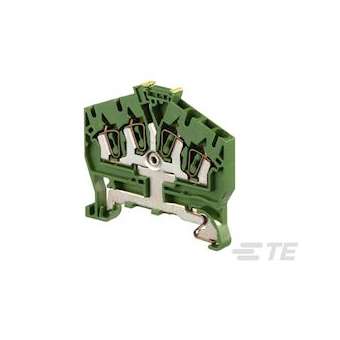 D2.5/5.I.P.4L Borne ressort Protection Incliné Vert/Jaune|Entrelec-ENT1SNA399073R0400
