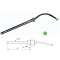 THERMOPLONGEUR MONOTUBE INOX DIA 22 BOUCHON 3/4' SORTIE PAR CABLE LG1M TCV0