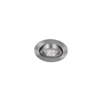 Spot BE BETTER - 1/4 de tour GU10 rond orientable, alu brossé IP20|Europole-POL2413