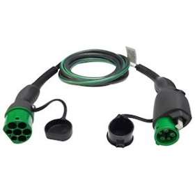 Câble de charge monophasé 16A, Type 2-Type 1, 4 mètres|Ev box france-EVXC1164-T2T1
