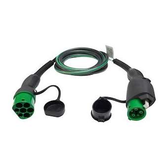 Câble de charge monophasé 32A, Type 2-Type 1, 4 mètres|Ev box france-EVXC1324-T2T1