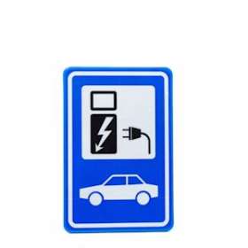 Panneau de signalisation recharge véhicule électrique|Ev box france-EVX265011