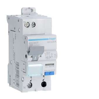 Disjoncteur Différentiel 1P+N 4.5kA C-40A 30mA type AC 60Hz|Hager-HAGADC847F