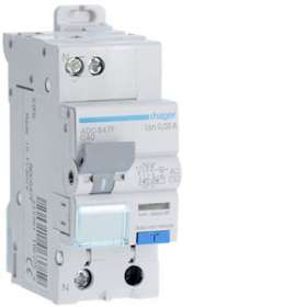 Disjoncteur Différentiel 1P+N 4.5kA C-40A 30mA type AC 60Hz|Hager-HAGADC847F