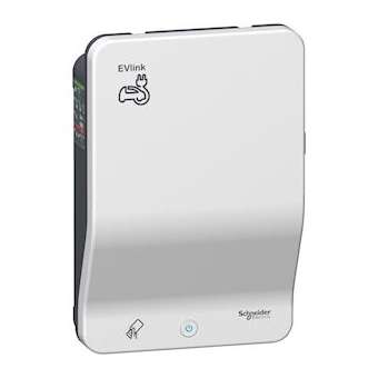 EVlink Smart Wallbox - 1 prise T2S + 1 prise TE - RFID - Paramétrable 3/22 KW|Schneider Electric-SCHEVB1A22P4ERI