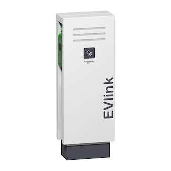 EVlink parking - borne sur pied - 2 prises T2S - 22kW - RFID|Schneider Electric-SCHEVF2S22P44R