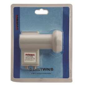 LNB TWIN 2 sorties sous blister|Evicom-EVCSLNCTWINB